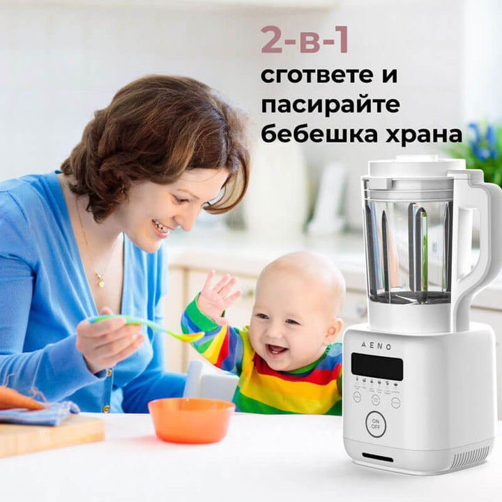 Блендер AENO - TB2, 1.75 l, 6 степени, 800W, бял