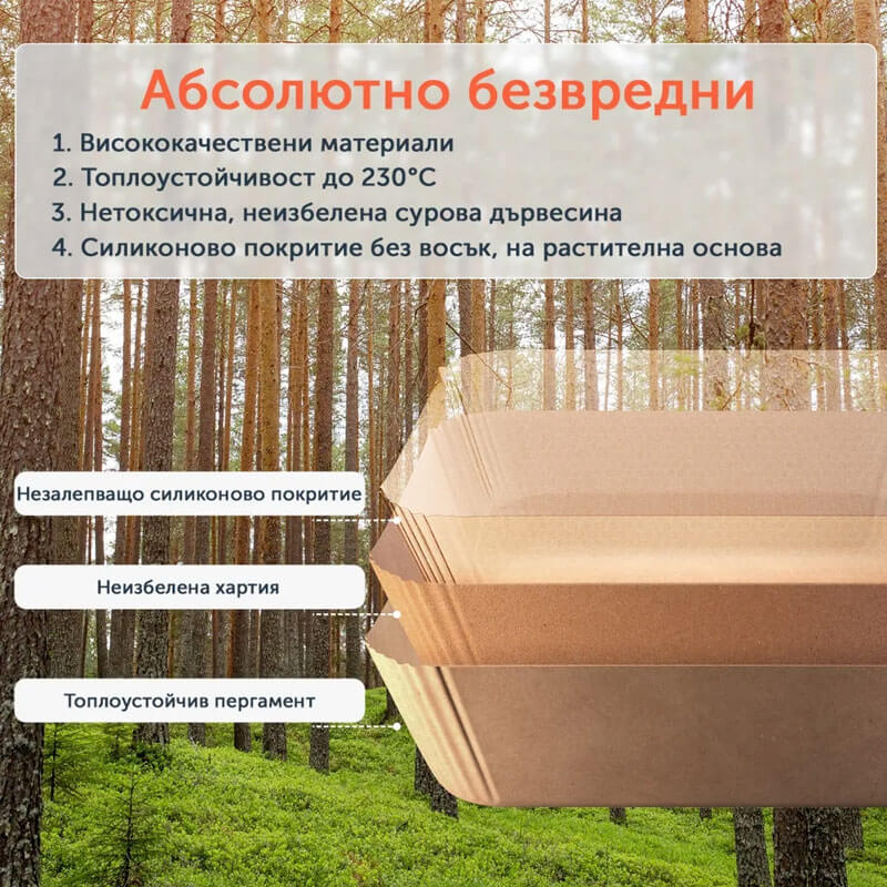 Хартиени подложки за фритюрник с горещ въздух Cosori, 20 х 20 см, 100 броя