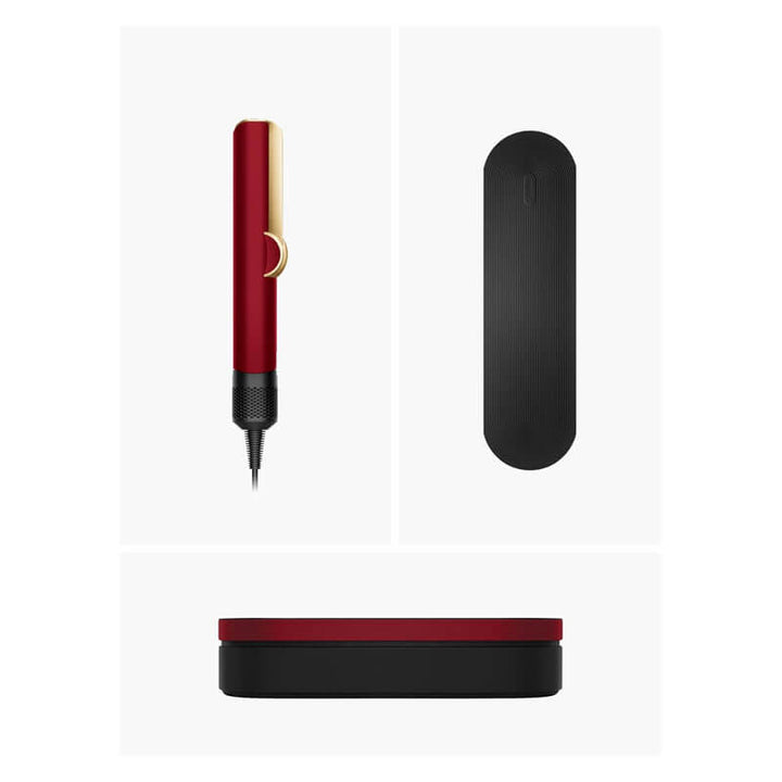 Преса за коса Dyson - Airstrait, 140°C, Red Velvet/Gold