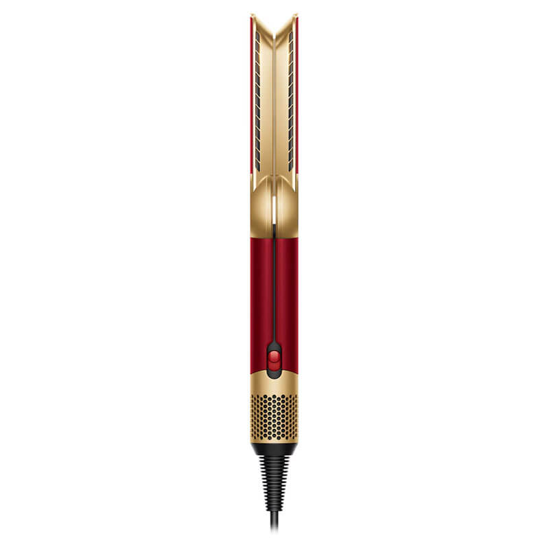 Преса за коса Dyson - Airstrait, 140°C, Red Velvet/Gold
