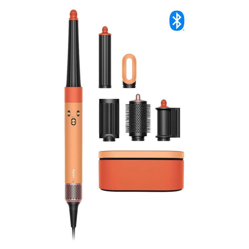 Мултистайлър Dyson - Airwrap i.d. HS08 Straight+Wavy, 1300 W, Bluetooth, Ceramic Apricot/Topaz