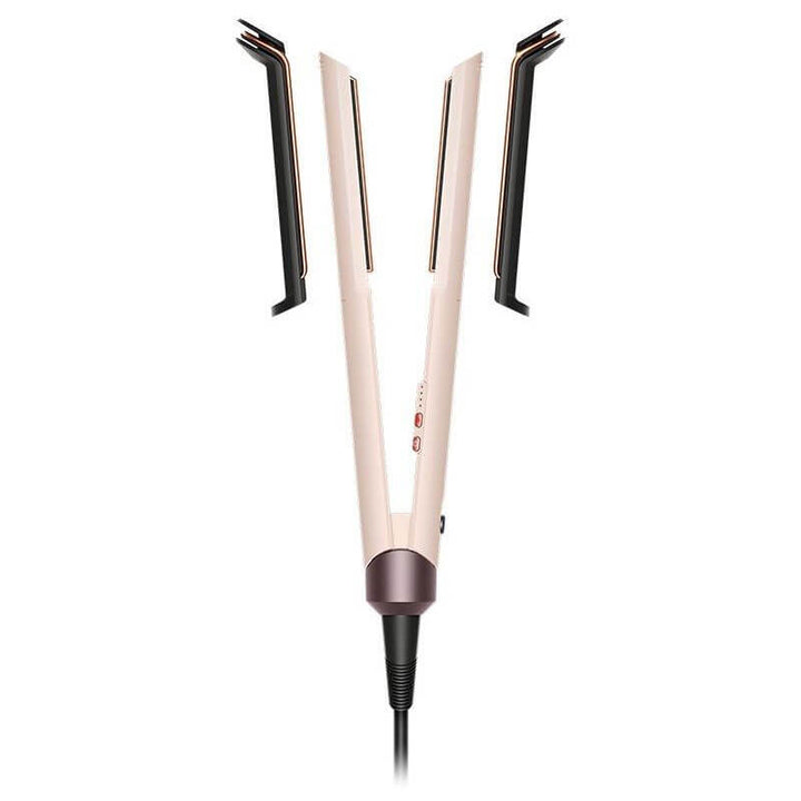 Преса за коса Dyson - Corrale CoolShine HT02, 145–210°C, охлаждаща приставка, розова