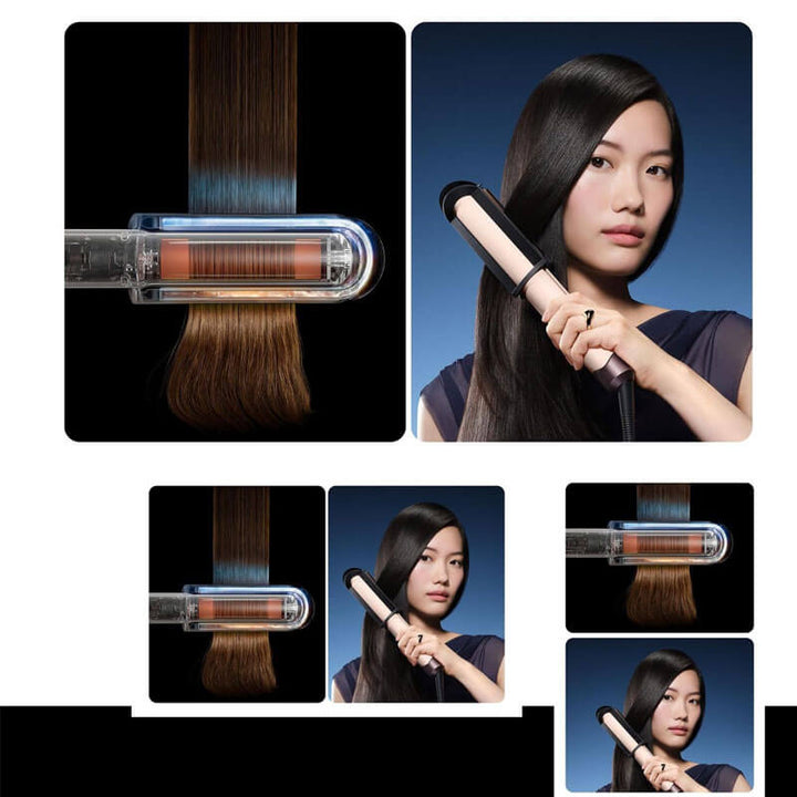 Преса за коса Dyson - Corrale CoolShine HT02, 145–210°C, охлаждаща приставка, лилава