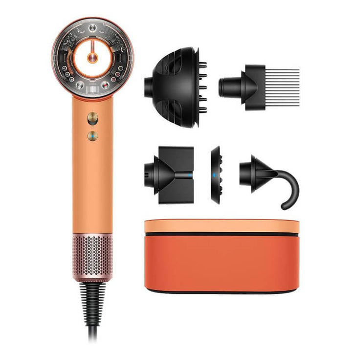 Сешоар Dyson - HD16 Supersonic Nural, 1600W, Straight+Wavy, Ceramic Apricot/Topaz
