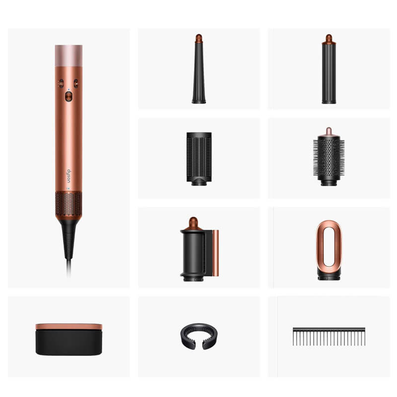 Мултистайлер Dyson HS08 Airwrap i.d. – Amber Silk/Pink Champagne