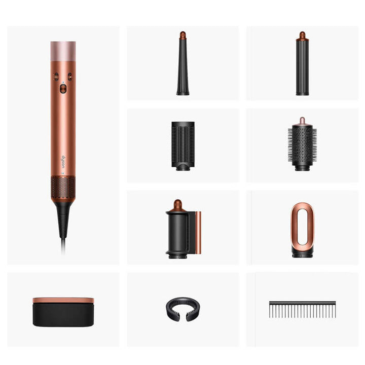 Мултистайлер Dyson HS08 Airwrap i.d. – Amber Silk/Pink Champagne