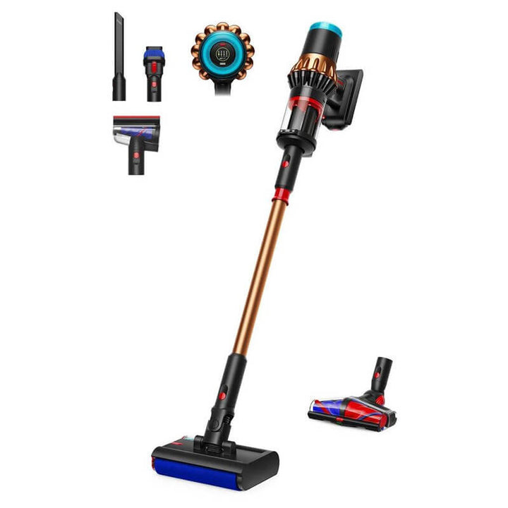 Вертикална прахосмукачка Dyson - SV53 V16 Piston Submarine, черна/оранжева