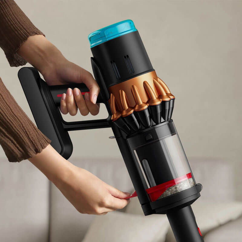 Вертикална прахосмукачка Dyson - SV53 V16 Piston Submarine, черна/оранжева