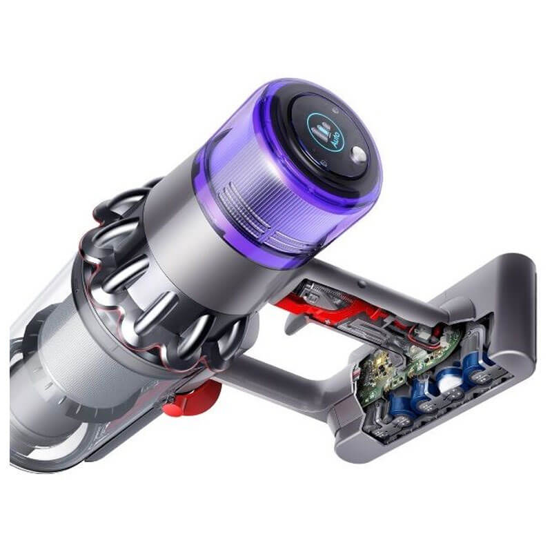Вертикална прахосмукачка Dyson - V11 Advanced SV51, Nickel/Purple