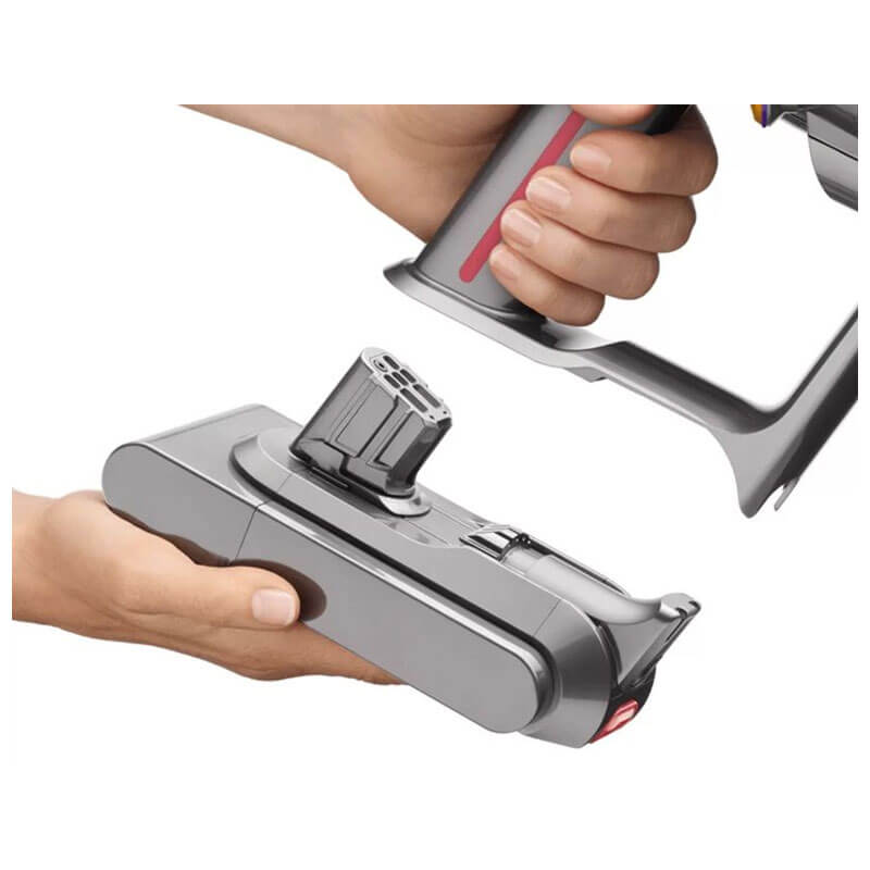 Вертикална прахосмукачка Dyson - V12 Absolute SV46, жълта/сива
