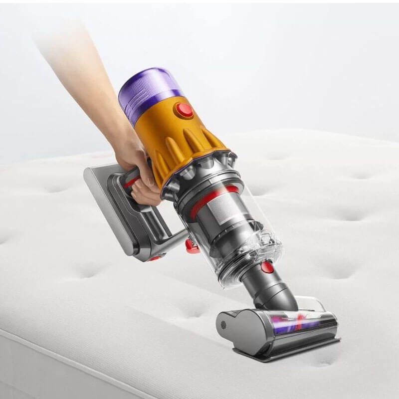 Вертикална прахосмукачка Dyson - V12 Absolute SV46, жълта/сива