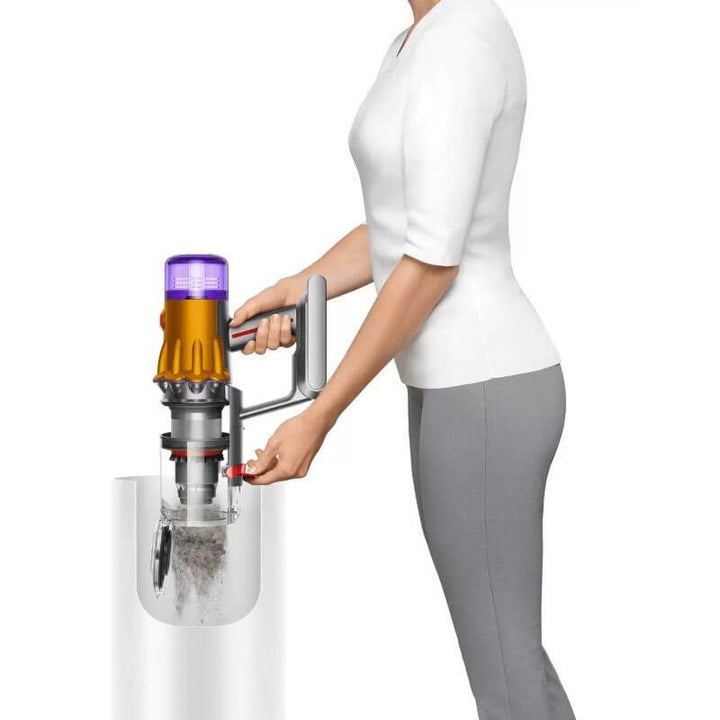 Вертикална прахосмукачка Dyson - V12 Absolute SV46, жълта/сива