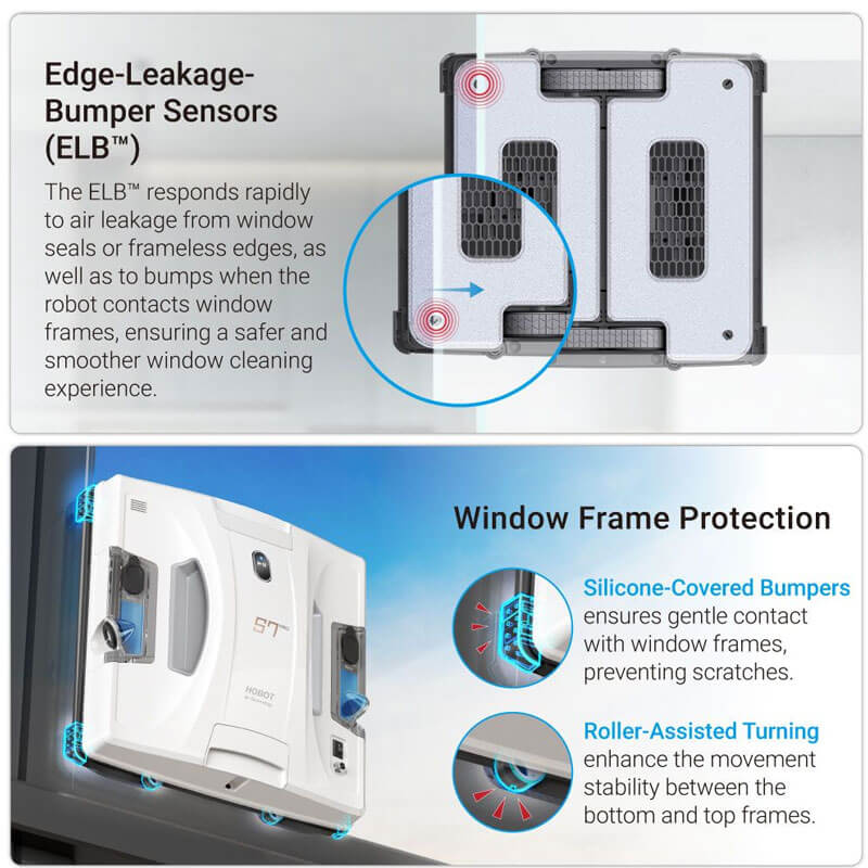 Hobot S7 PRO – робот за миене на прозорци с 2 вибриращи мопа и автоматично пръскане