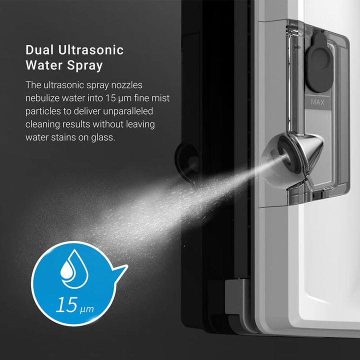 Hobot S7 PRO – робот за миене на прозорци с 2 вибриращи мопа и автоматично пръскане