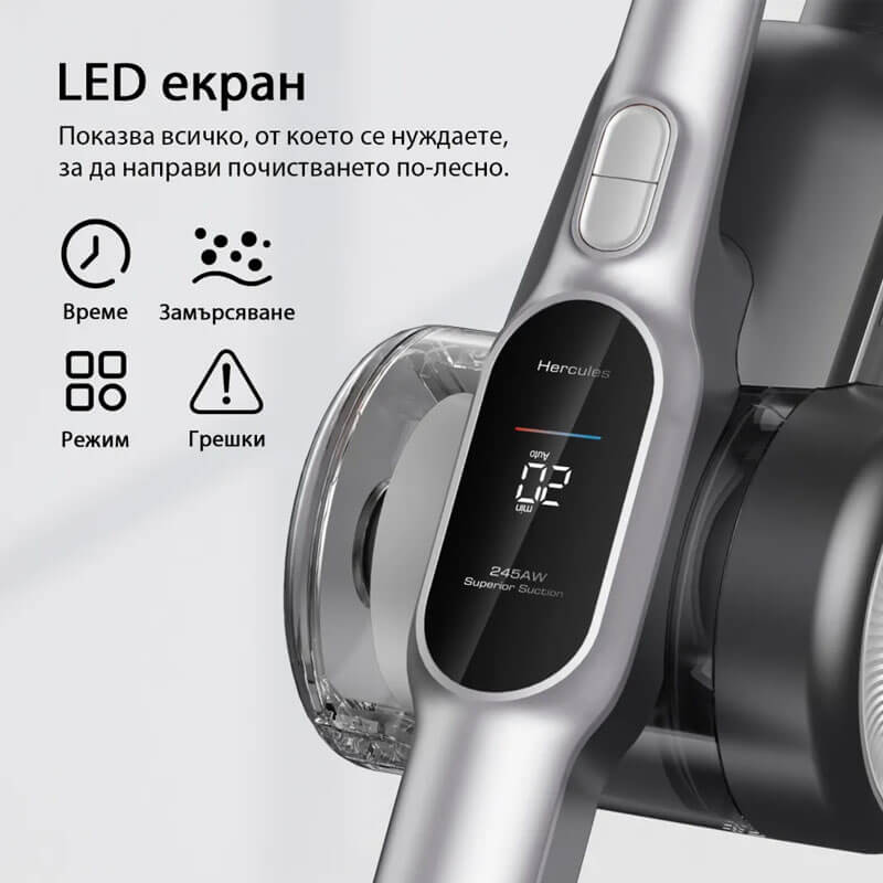 Вертикална прахосмукачка JIMMY H10 Flex