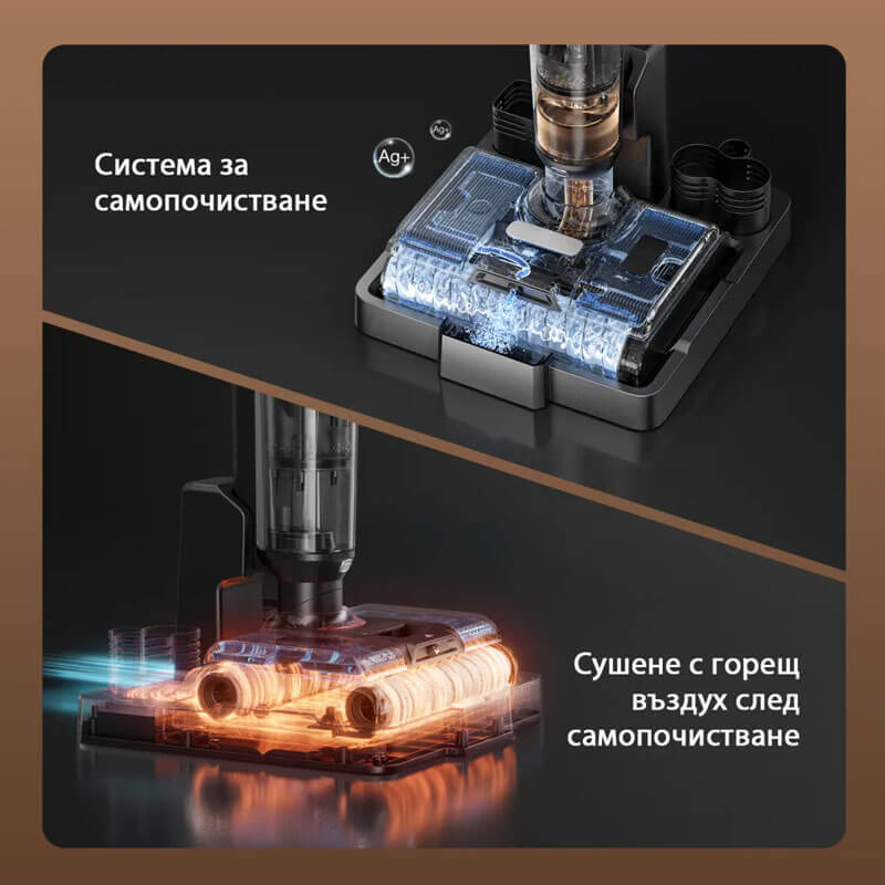 Вертикална прахосмукачка за сухо и мокро почистване JIMMY PW11 Pro Max