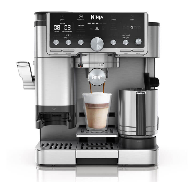 Кафемашина Ninja - Luxe Café Pro, 14 bar, 2 l, сребриста