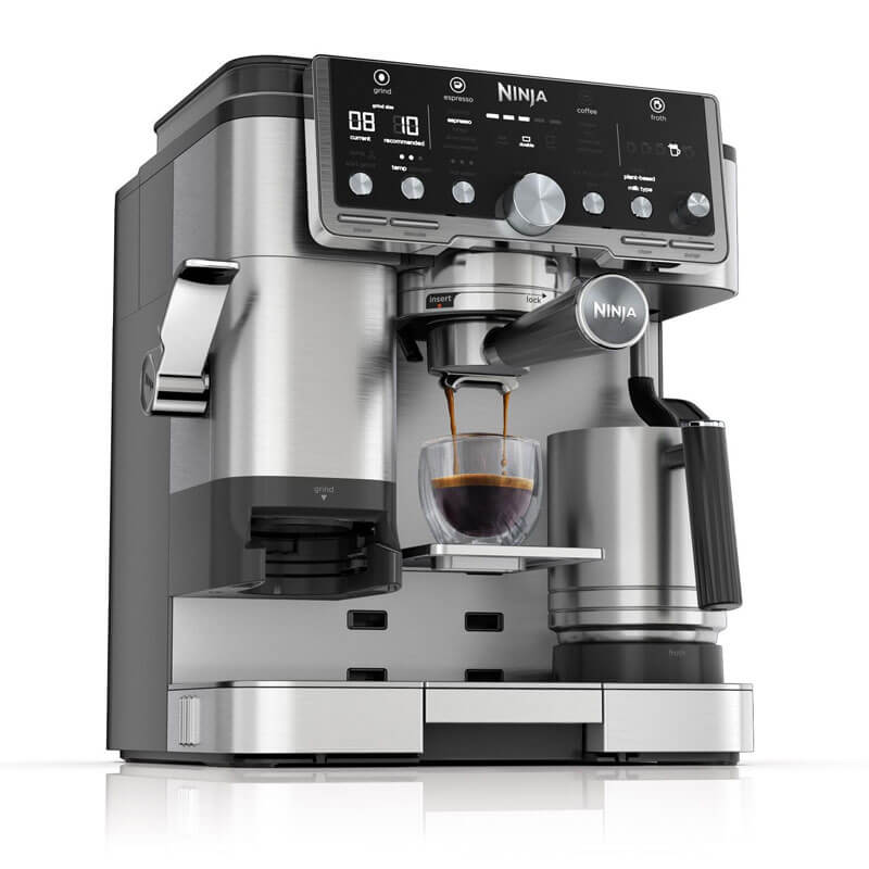 Кафемашина Ninja - Luxe Café Pro, 14 bar, 2 l, сребриста