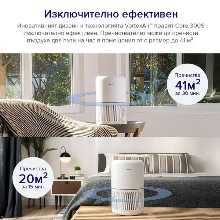 Пречиствател за въздух Levoit Core 300S, 41㎡