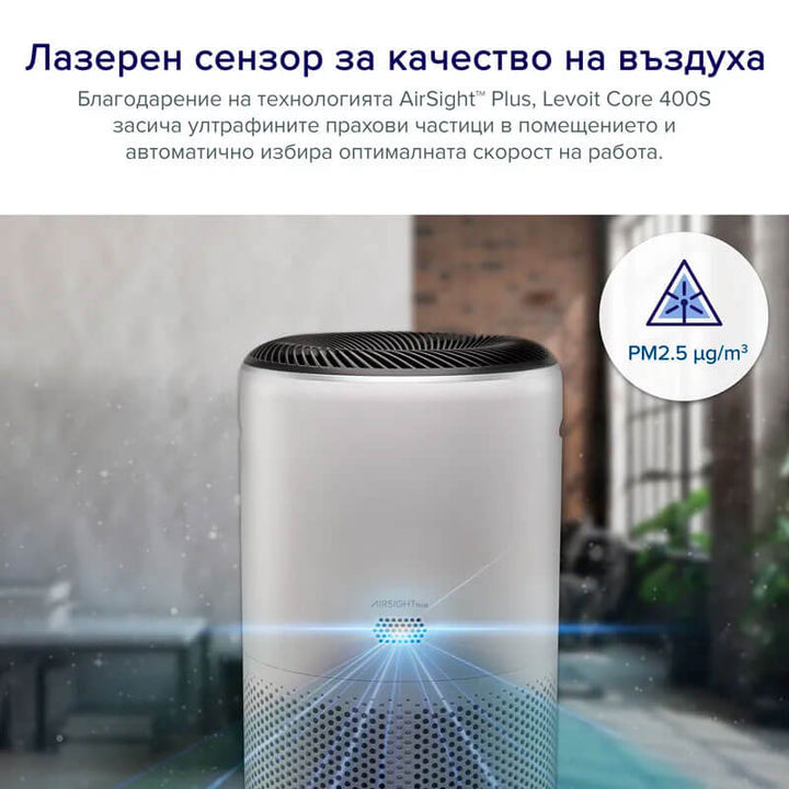 Пречиствател за въздух Levoit Core 400S, 83㎡