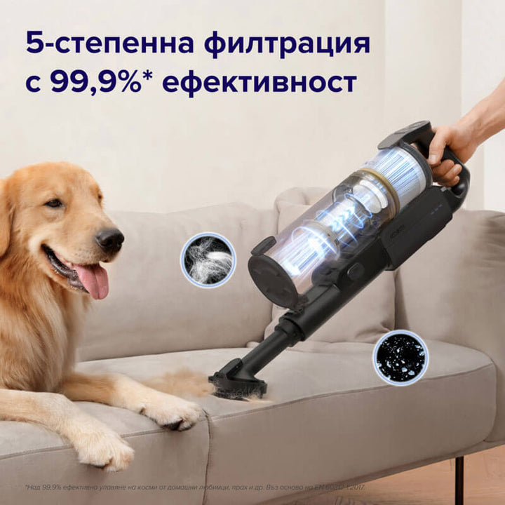 Вертикална прахосмукачка Levoit LVAC-200, черна