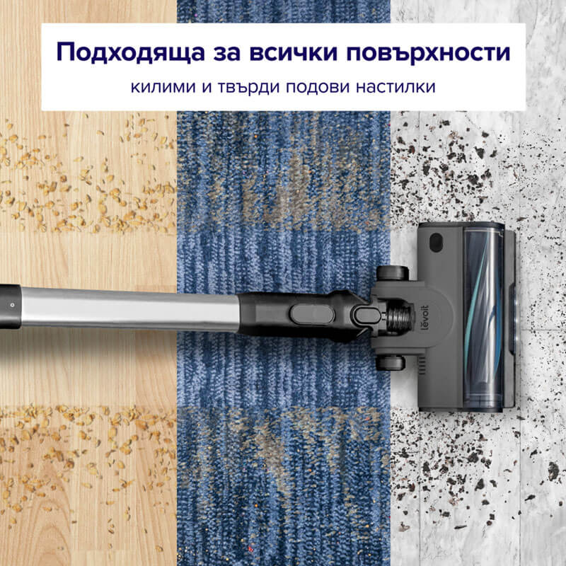 Вертикална прахосмукачка Levoit LVAC-200, черна