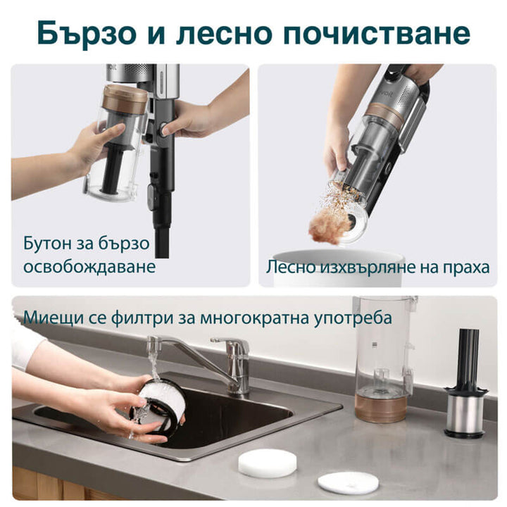 Вертикална прахосмукачка Levoit LVAC-300