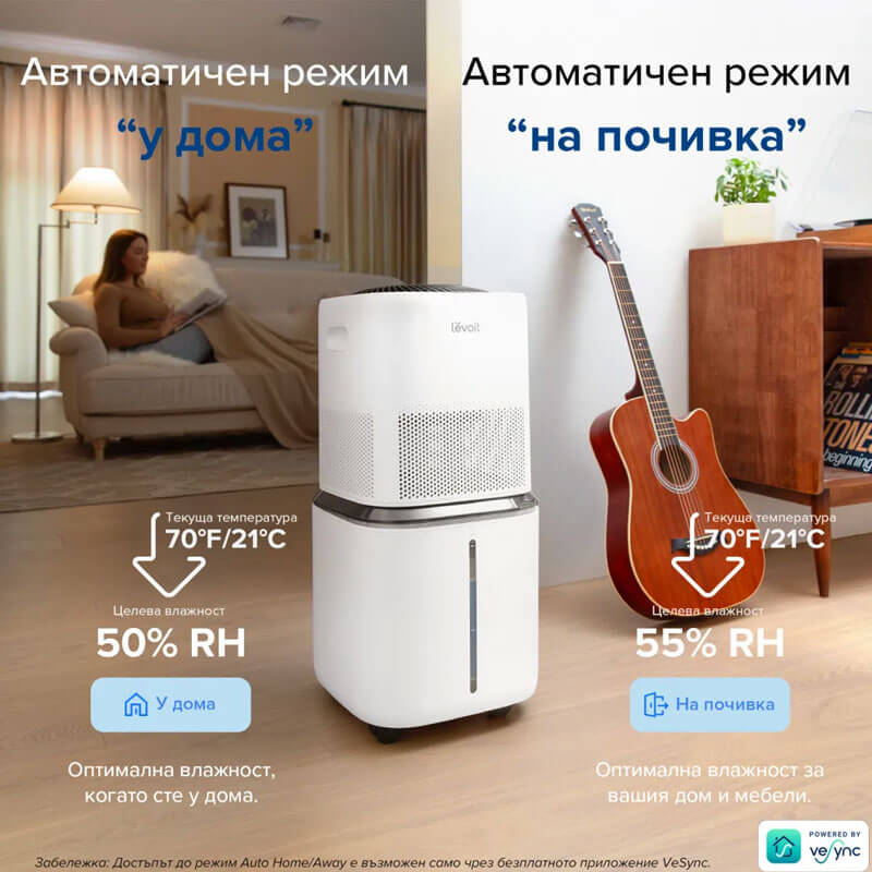 Изпарителен смарт овлажнител за въздух Levoit Superior 6000S