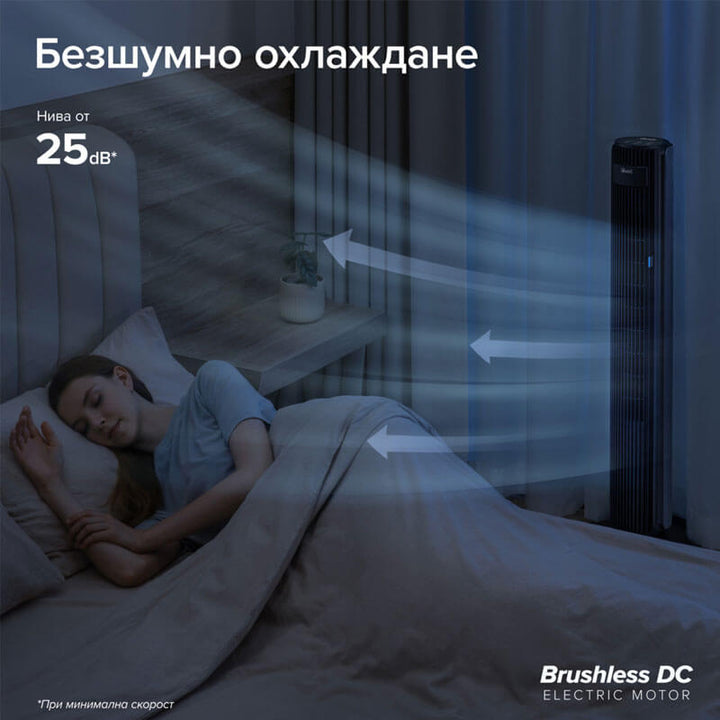 Вентилатор тип кула Levoit TempSense 42 DC Tower Fan (107 см)