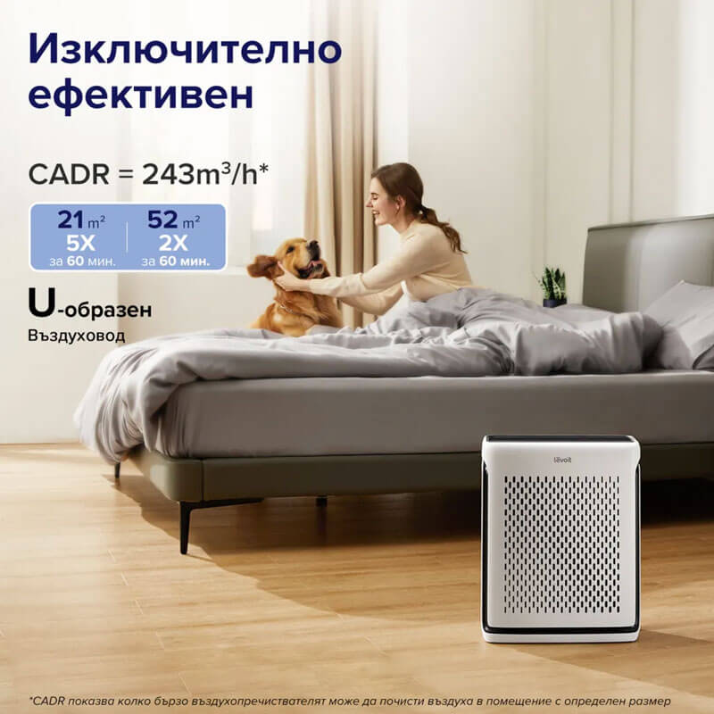 Пречиствател за въздух Levoit Vital 100S, 52㎡