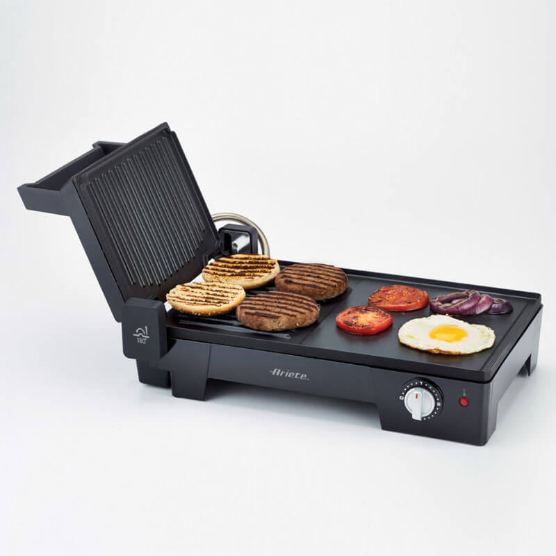 Електрически грил Ariete - Multi Grill 3 в 1 1916, 2400W, черен