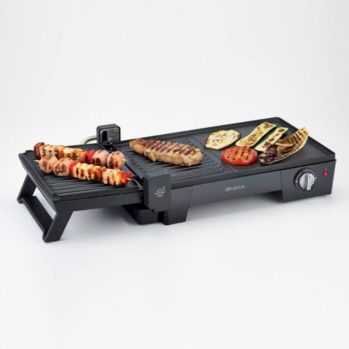 Електрически грил Ariete - Multi Grill 3 в 1 1916, 2400W, черен