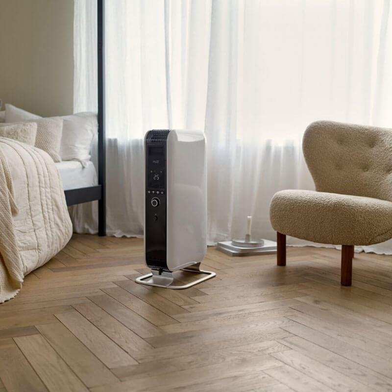 Маслен радиатор Mill - Smart WiFi OIL1500WIFI3, 1500W, бял/черен