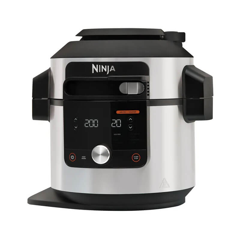Мултикукър Ninja - 12 in 1 SmartLid Foodi MAX, 1760 W, 12 програми, сребрист