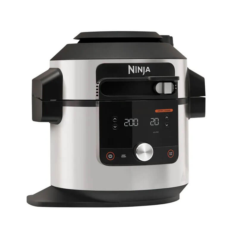 Мултикукър Ninja - 12 in 1 SmartLid Foodi MAX, 1760 W, 12 програми, сребрист