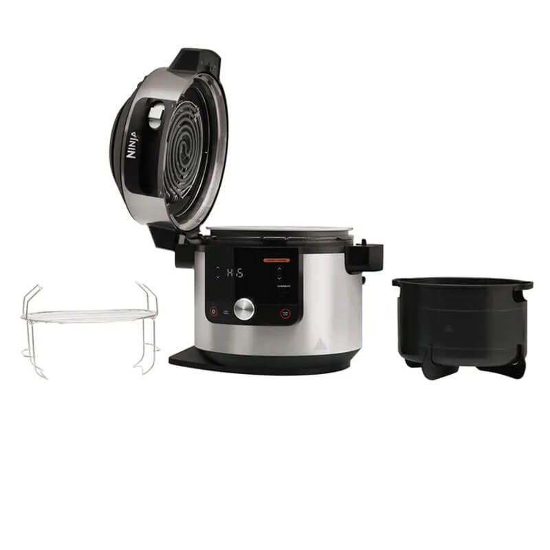 Мултикукър Ninja - 12 in 1 SmartLid Foodi MAX, 1760 W, 12 програми, сребрист