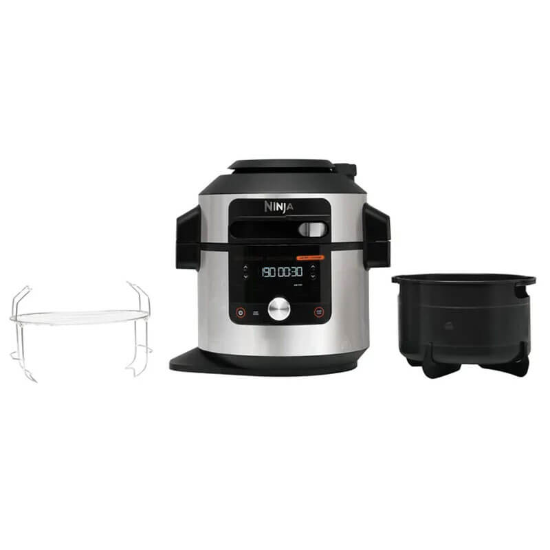 Мултикукър Ninja - 12 in 1 SmartLid Foodi MAX, 1760 W, 12 програми, сребрист