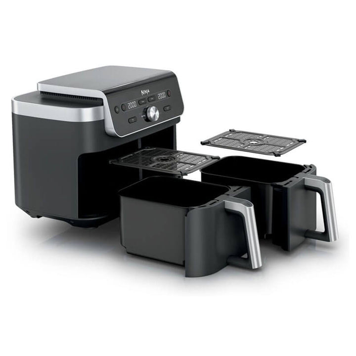 Фритюрник с горещ въздух Ninja - DualZone XL, DZ901EU, 2470W, 9.5 l, черен