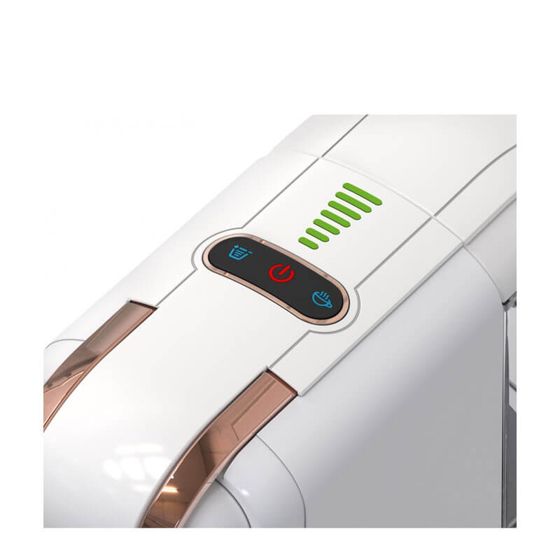 Кафемашина 8 в 1 Oliver Voltz OV51171M8R, 1450W, 19 бара, резервоар 0.6 л., 5 адаптера, Бял/Златист