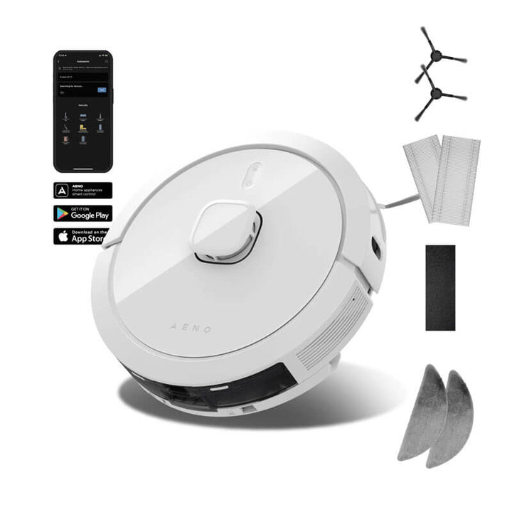 Прахосмукачка-робот AENO - RC8S, бяла
