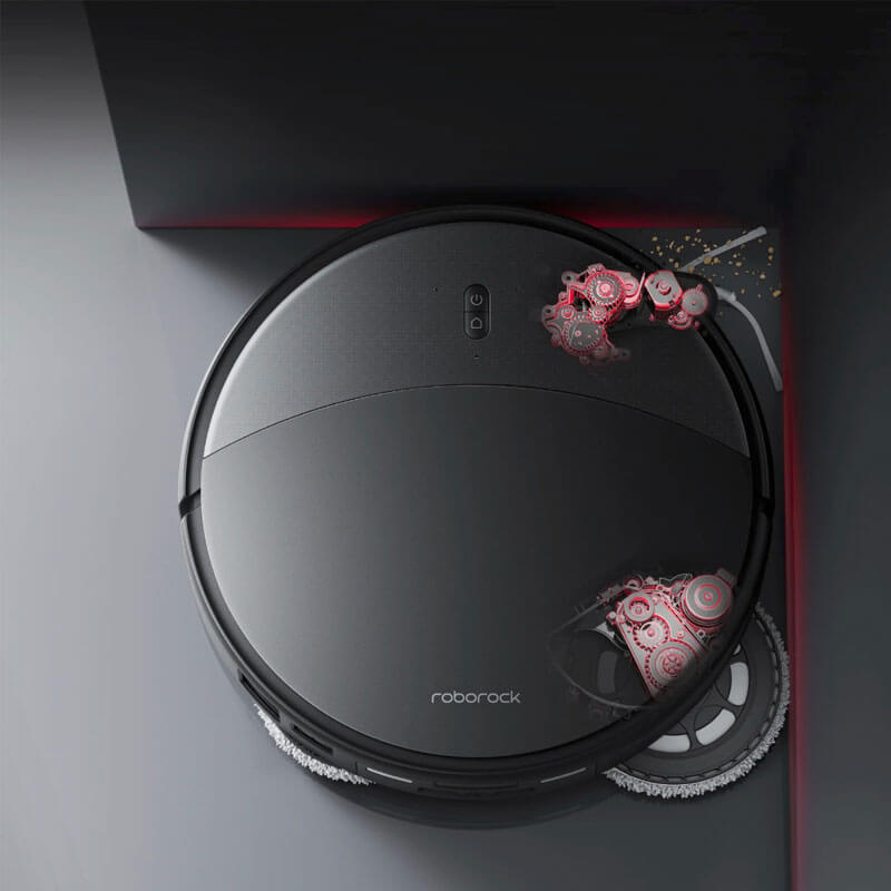 Прахосмукачка робот Roborock Saros 20 Complete Black, 65W, 36000 Pa, 259 мл/2.5 л, AdaptiLift 3.0, Сухо и мокро почистване, StarSight 2.0, 200 мин автономност, Черен