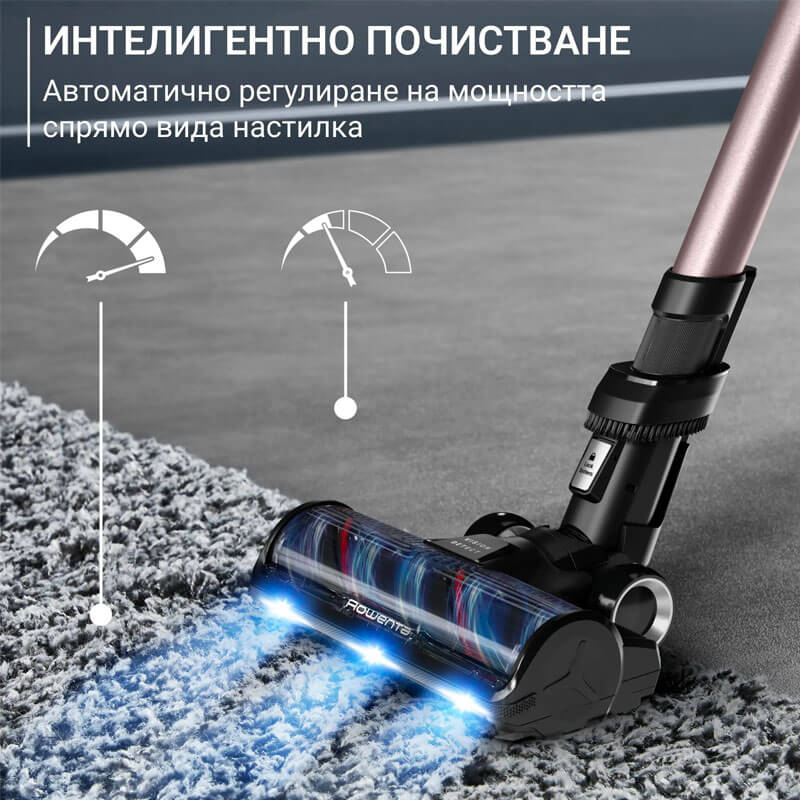 Rowenta X-Force Flex 16.60 Animal Aqua - Многофункционална безкабелна прахосмукачка