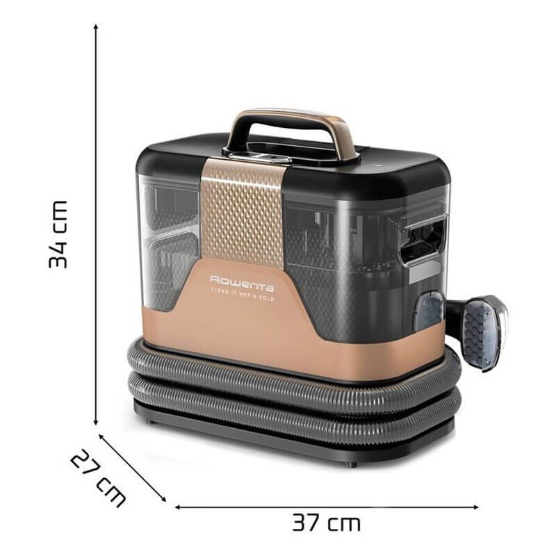 Уред за почистване на петна Rowenta – Clean It Hot & Cold, 1150 W, кафяв