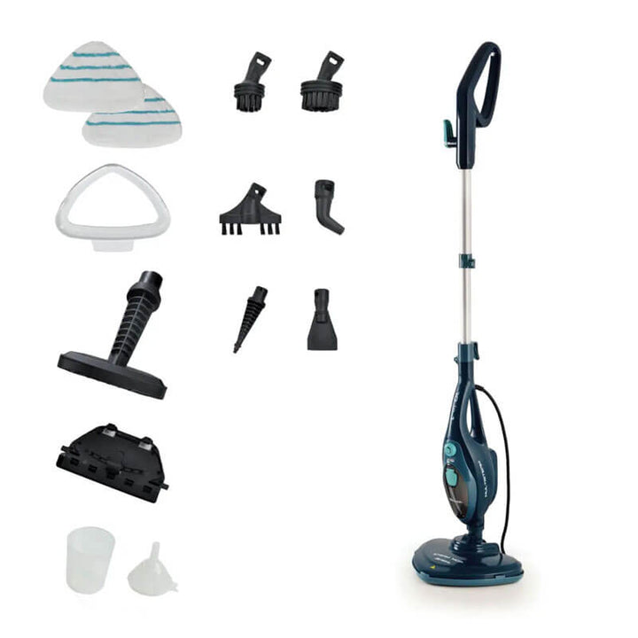 Парочистачка Ariete - Steam Mop 10 в 1, 1500W, 350 ml, синя