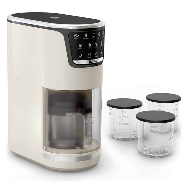 Машина за сладолед Tefal - Dolci, 1.4 l, бежова