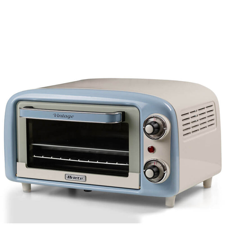 Мини фурна Ariete - Vintage 3919, 10 л, 800W, бежова / зелена / светлосиня
