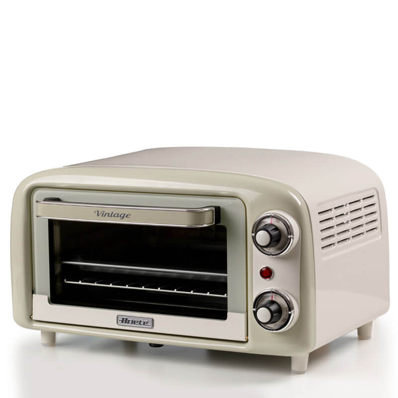 Мини фурна Ariete - Vintage 3919, 10 л, 800W, бежова / зелена / светлосиня
