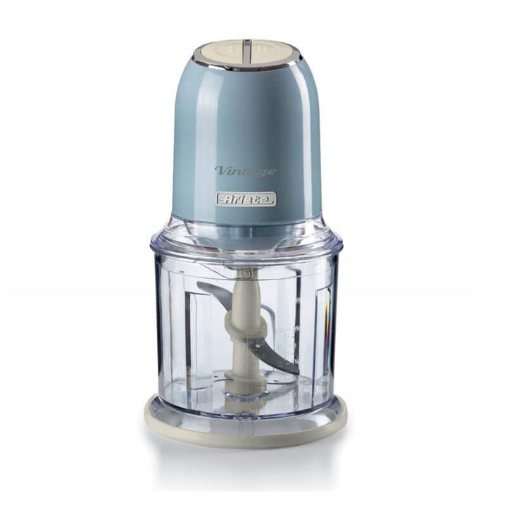 Чопър Ariete - Vintage 0438, 400W, 600 ml, бежов / зелен / светлосин