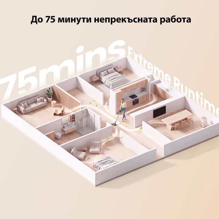 Вертикална прахосмукачка Yaber X20